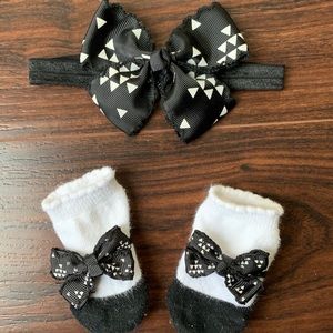 Matching headband and socks